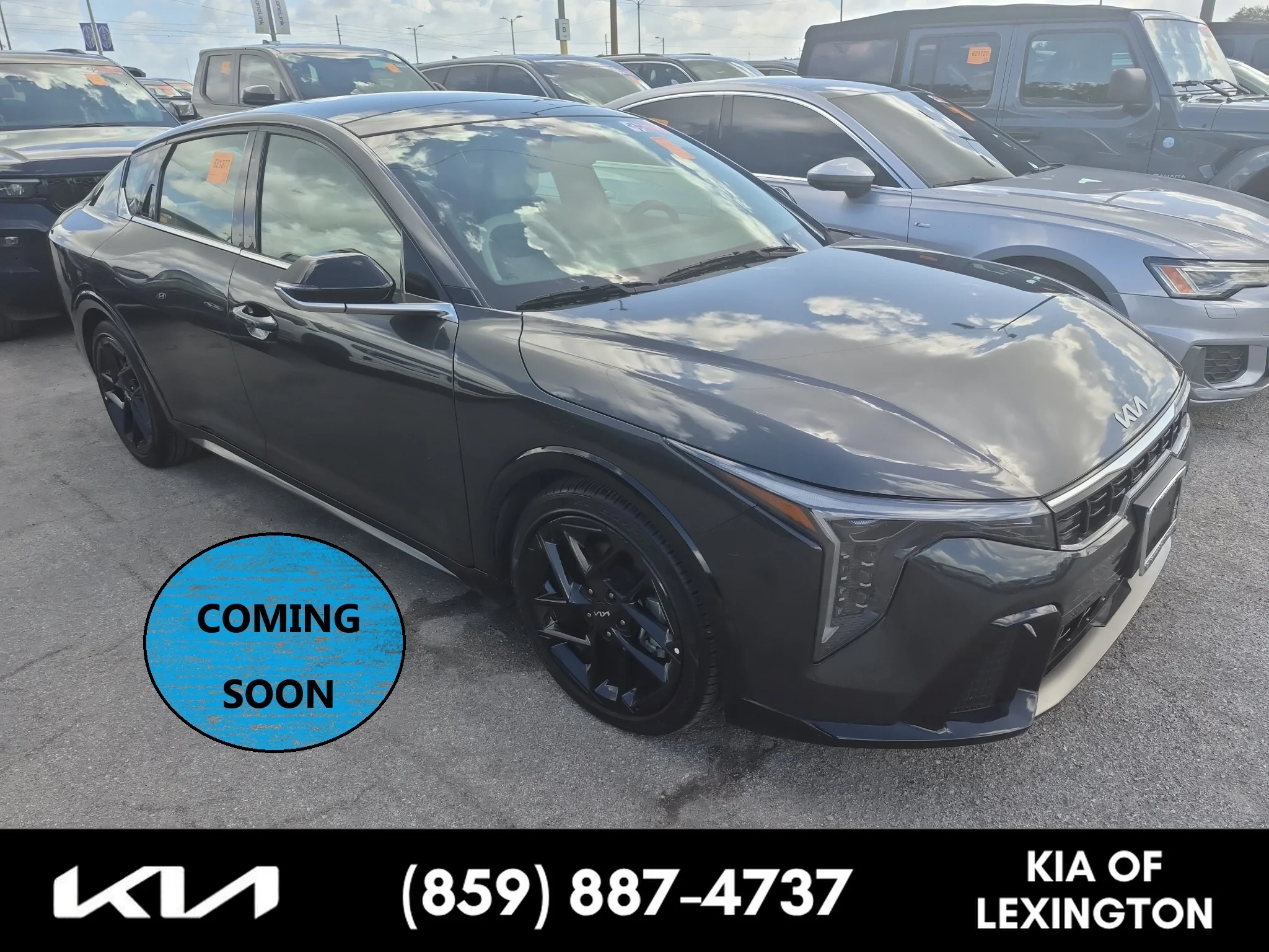 Used 2025 Interstellar Gray Kia GT-Line Turbo image 1