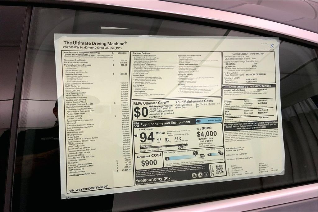 Used 2026 Skyscraper Grey Metallic BMW xDrive40 image 12