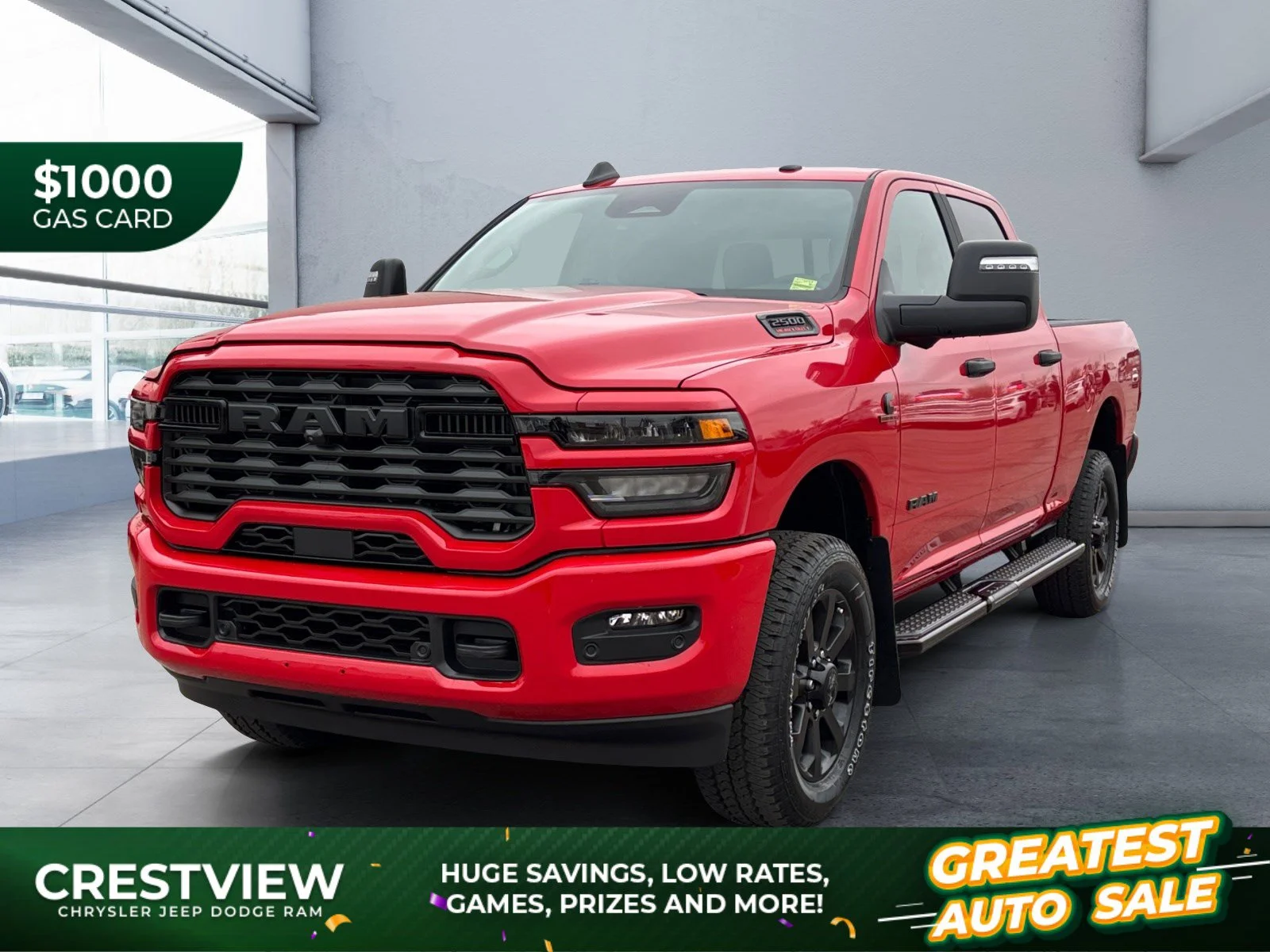 New 2027 Flame Red Ram Big Horn image 1