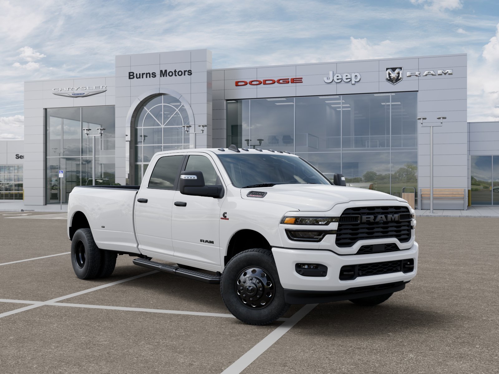 New 2026 Bright White Clear-Coat Exterior Paint RAM Lone Star Night Edition Dually image 31
