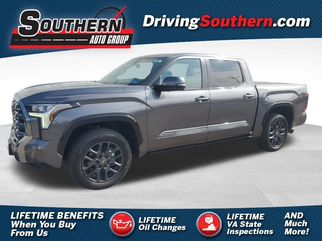 Used 2025 Gray Toyota Platinum image 1