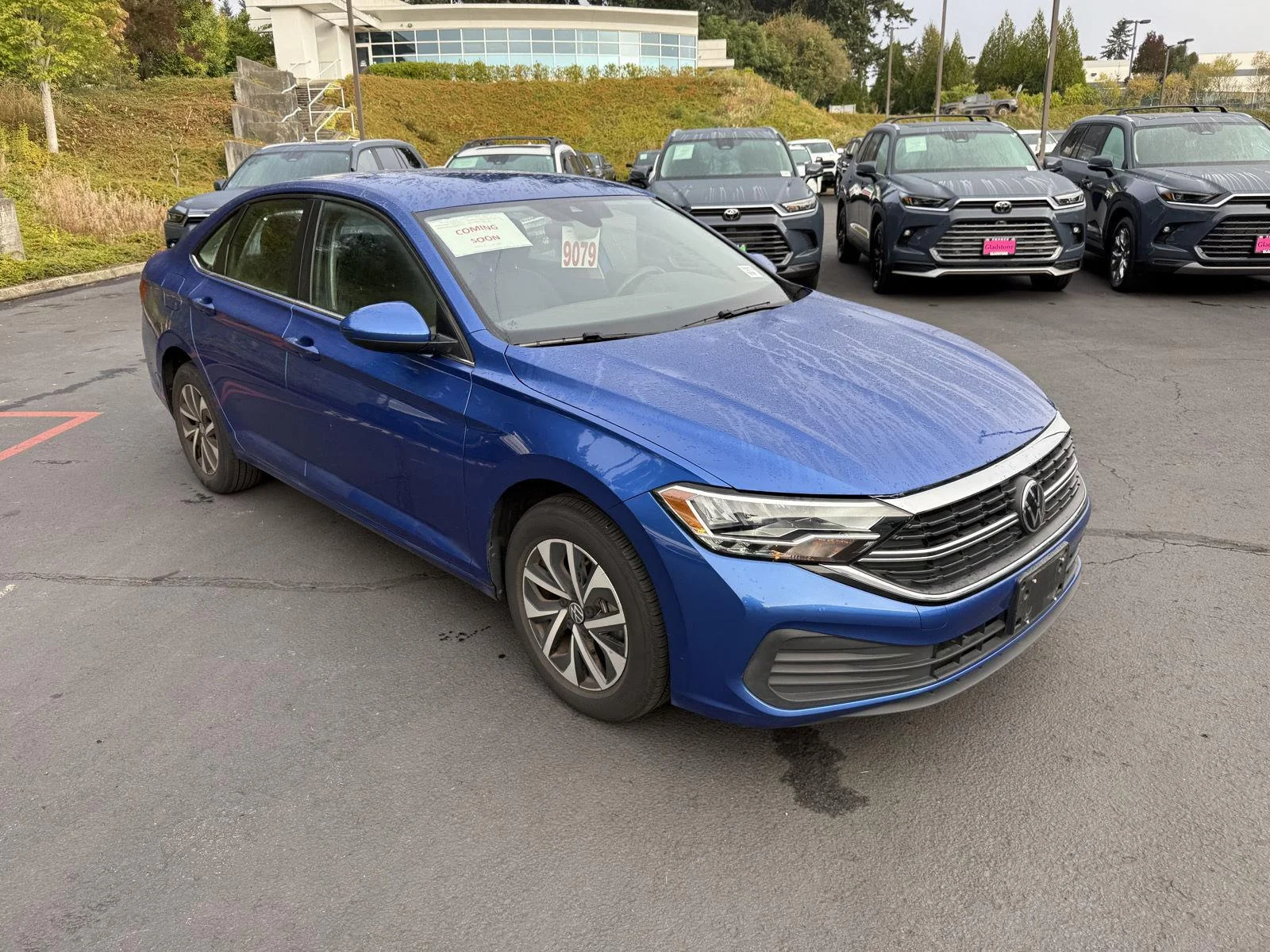 Used 2024 Rising Blue Metallic Volkswagen S image 7