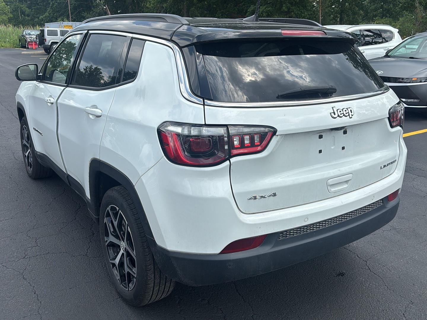 Used 2024 Bright White Clearcoat Jeep Limited image 4