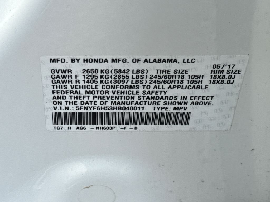 Used 2017  Honda EX-L image 45
