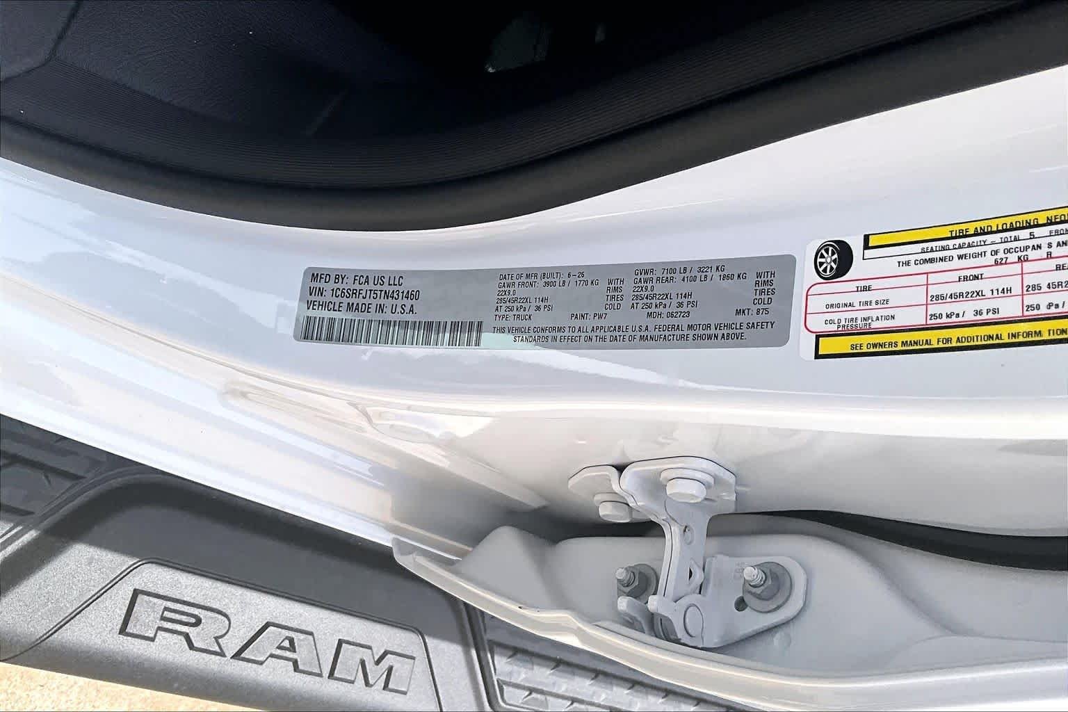 New 2026 Bright White Clearcoat Ram Laramie image 21