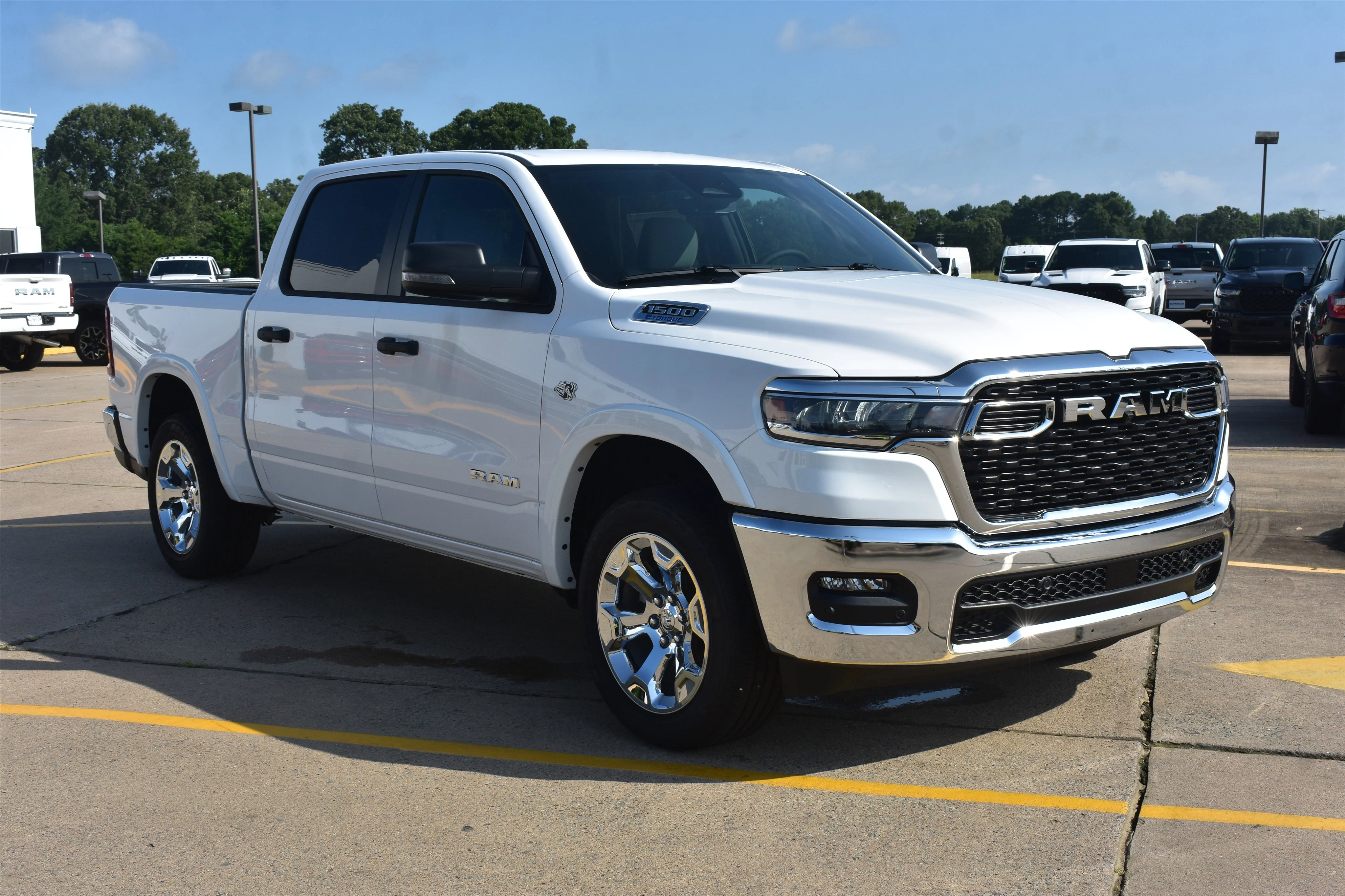 New 2026 Bright White Clearcoat Ram Big Horn image 3