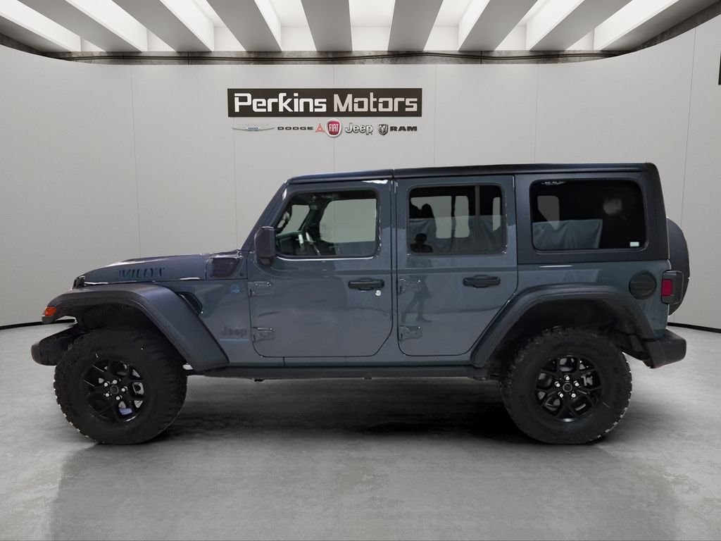 Certified 2025 Jeep Wrangler 4xe Willys 4XE with VIN 1C4RJXN63SW585781 for sale in Colorado Springs, CO