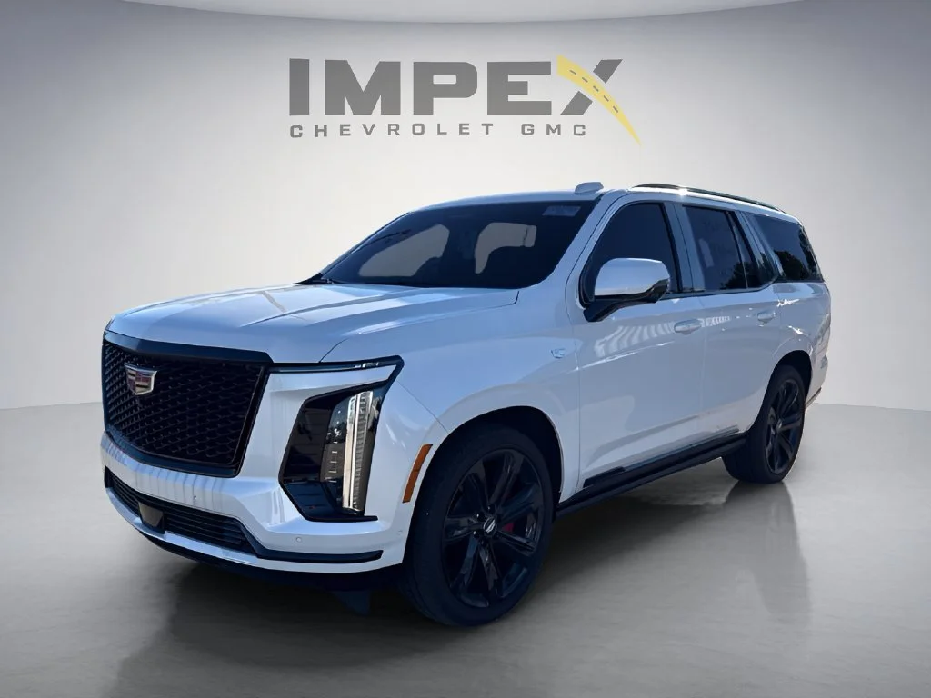 Used 2025 White Cadillac Sport Platinum image 1