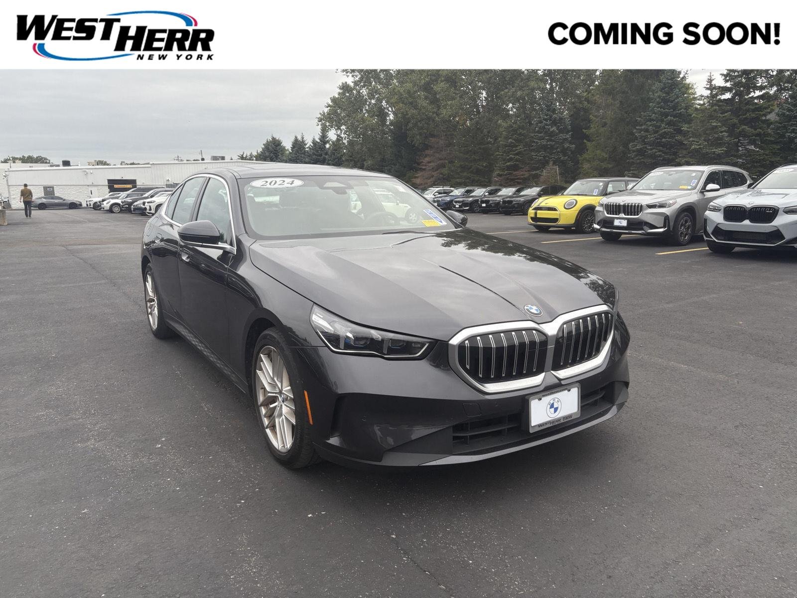 Used 2024 Dark Graphite Metallic BMW 530i xDrive image 1
