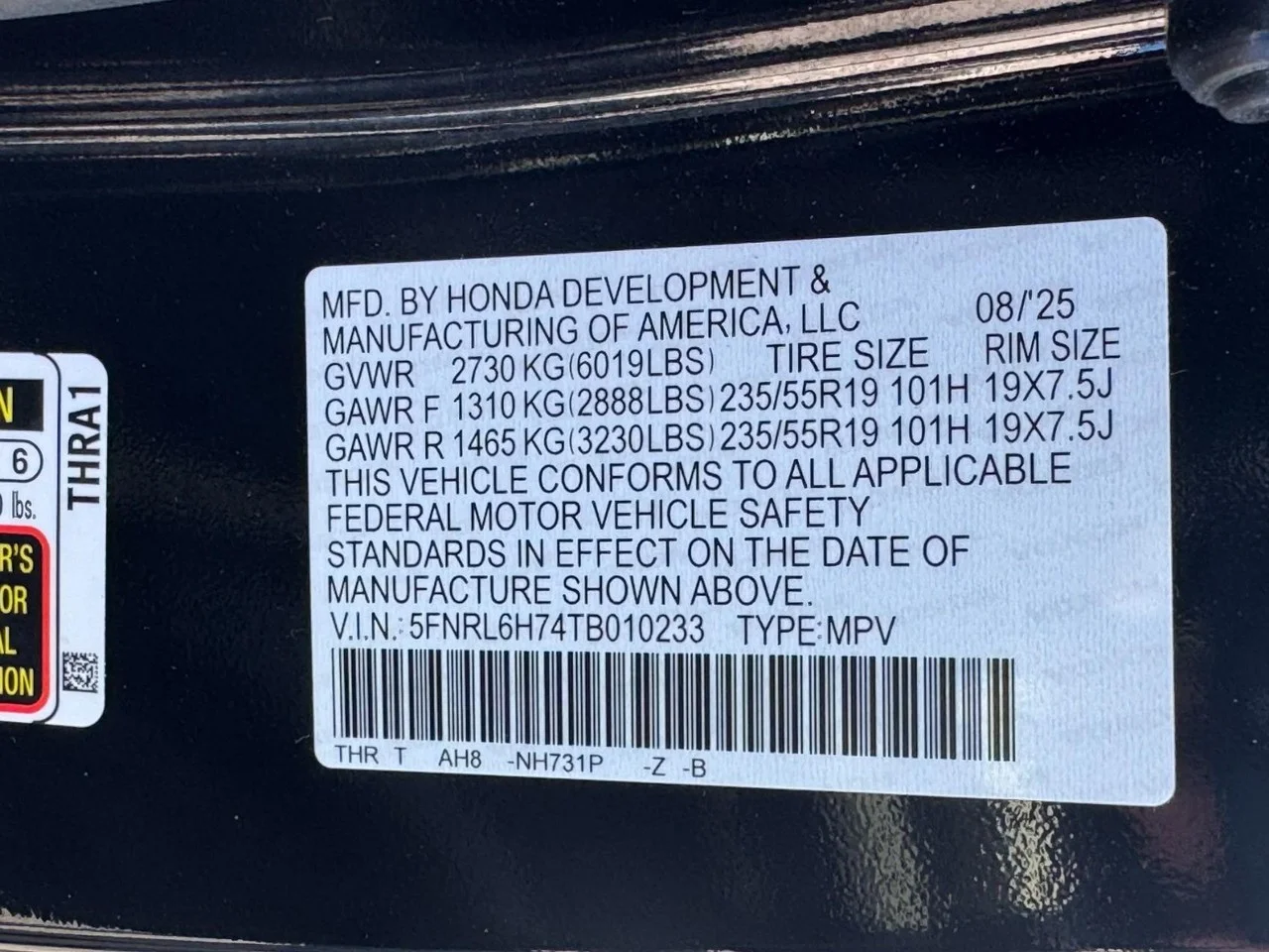 2026 Honda Odyssey Sport L - Photo 26