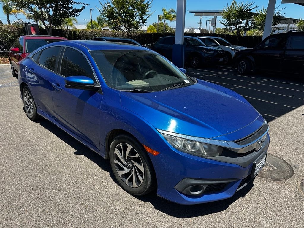 Used 2016 Aegean Blue Metallic Honda EX image 9