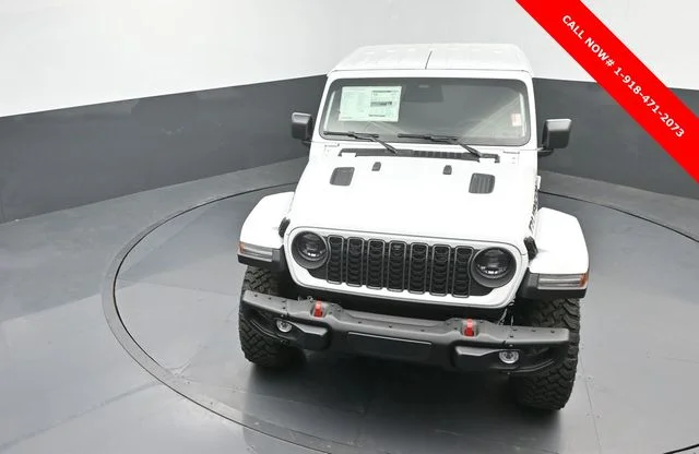 New 2026 Bright White Clear-Coat Exterior Paint Jeep Rubicon X image 35