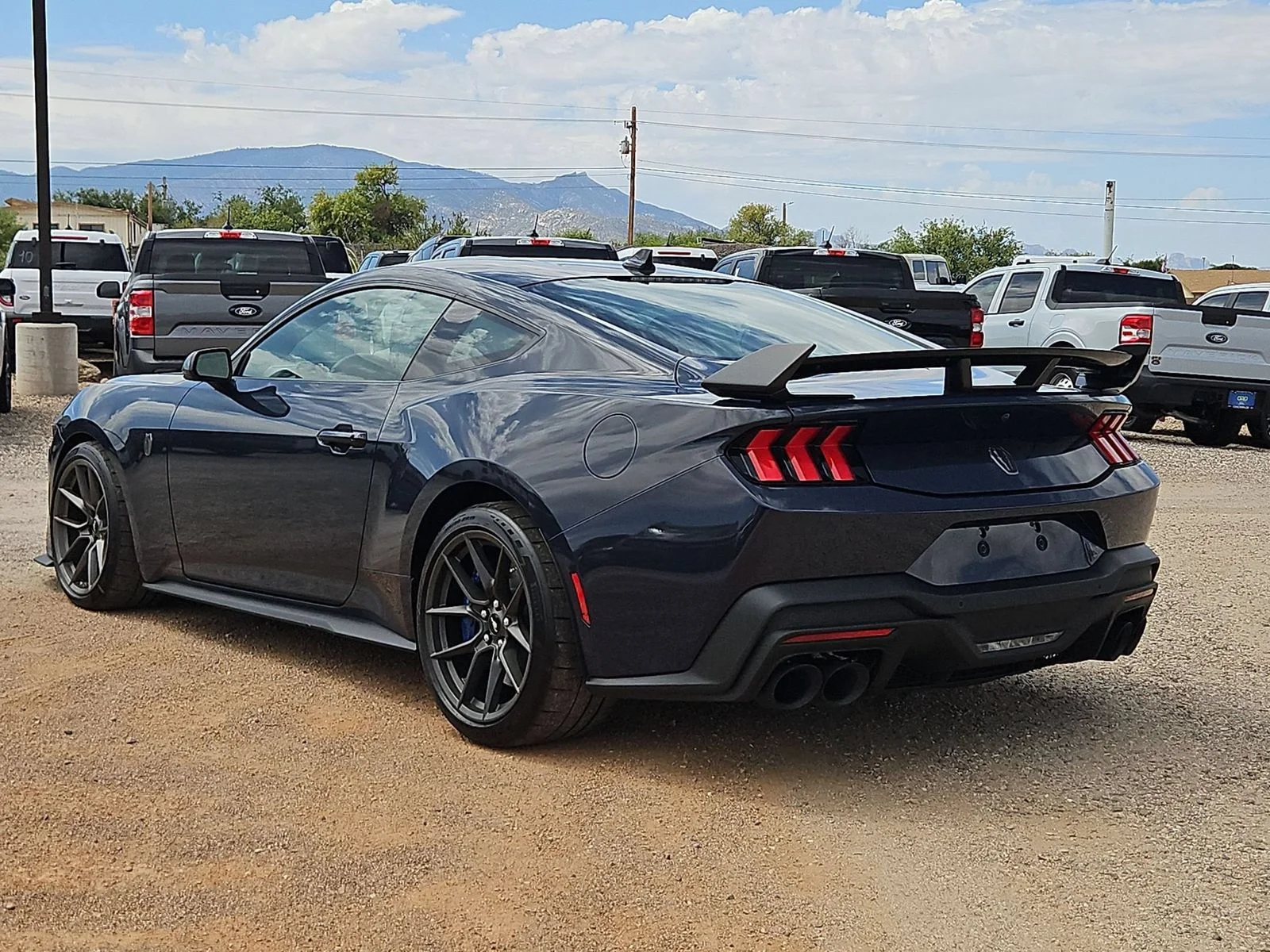 New 2026 Blue Ember Metallic Ford Dark Horse® Premium image 8