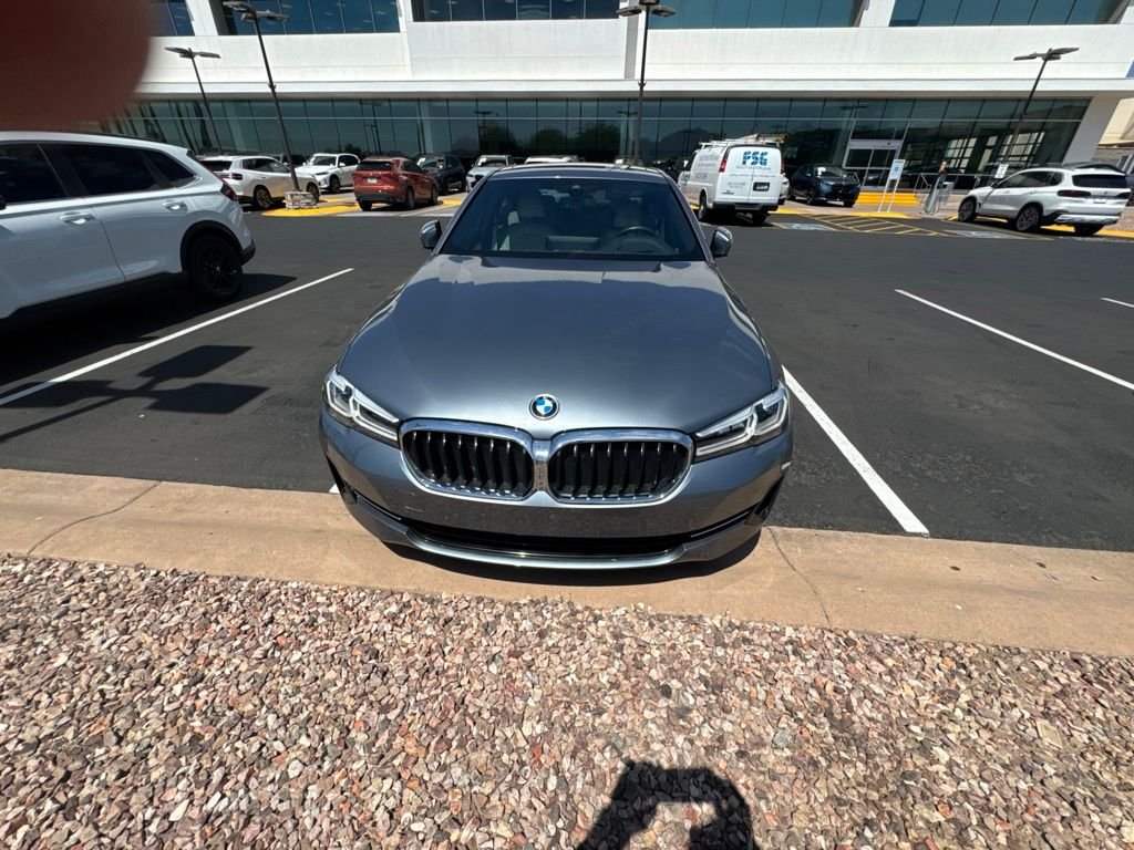 Used 2022 Bluestone Metallic BMW 530i image 2