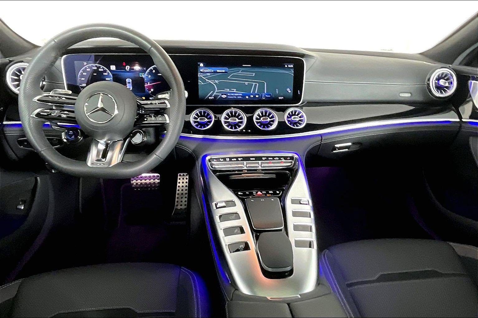 New 2026 Obsidian Black Metallic Mercedes-Benz AMG® GT 43 4-Door Coupe image 18