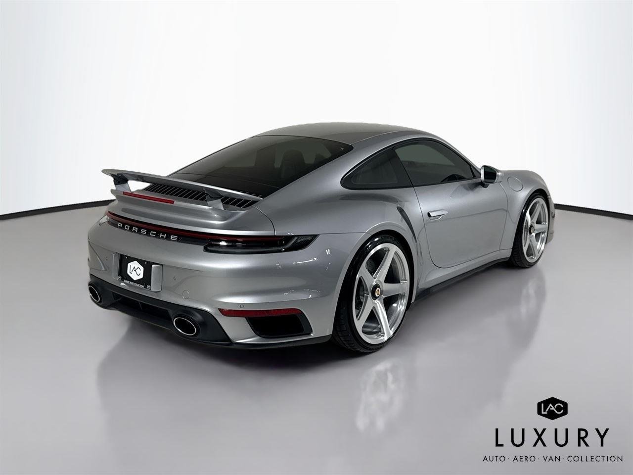 Used 2024 GT Silver Metallic Porsche Turbo S | AG Luxury Wheels |PCCB | Front Lift | Sport Seats image 6