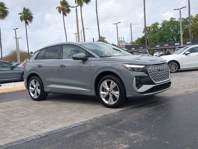 Used 2023 Audi Q4 e-tron Premium Plus with VIN WA1L2BFZ0PP019734 for sale in Tampa, FL