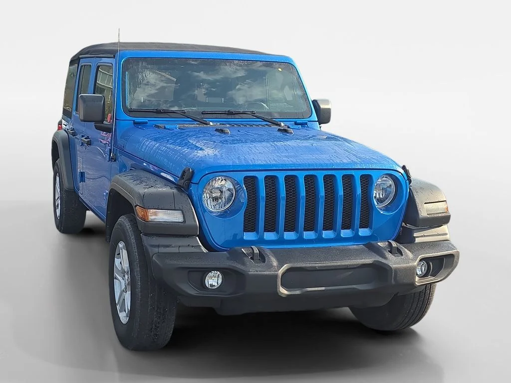 Used 2022 Blue Jeep Unlimited Sport S image 4