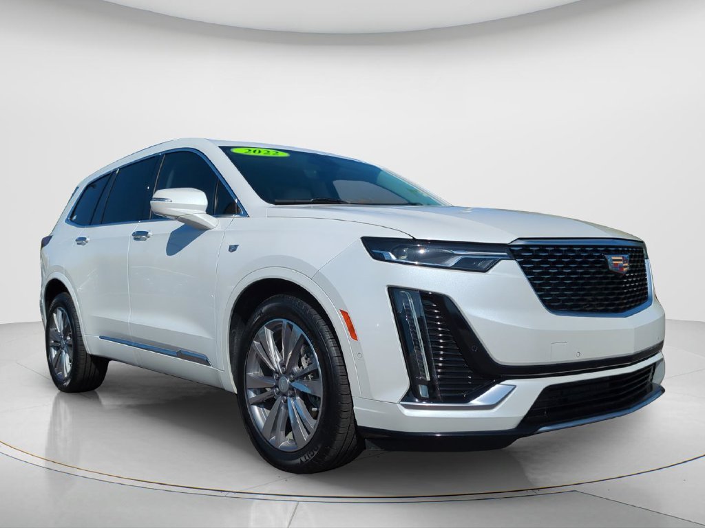 Used 2022 White Cadillac Premium Luxury image 3