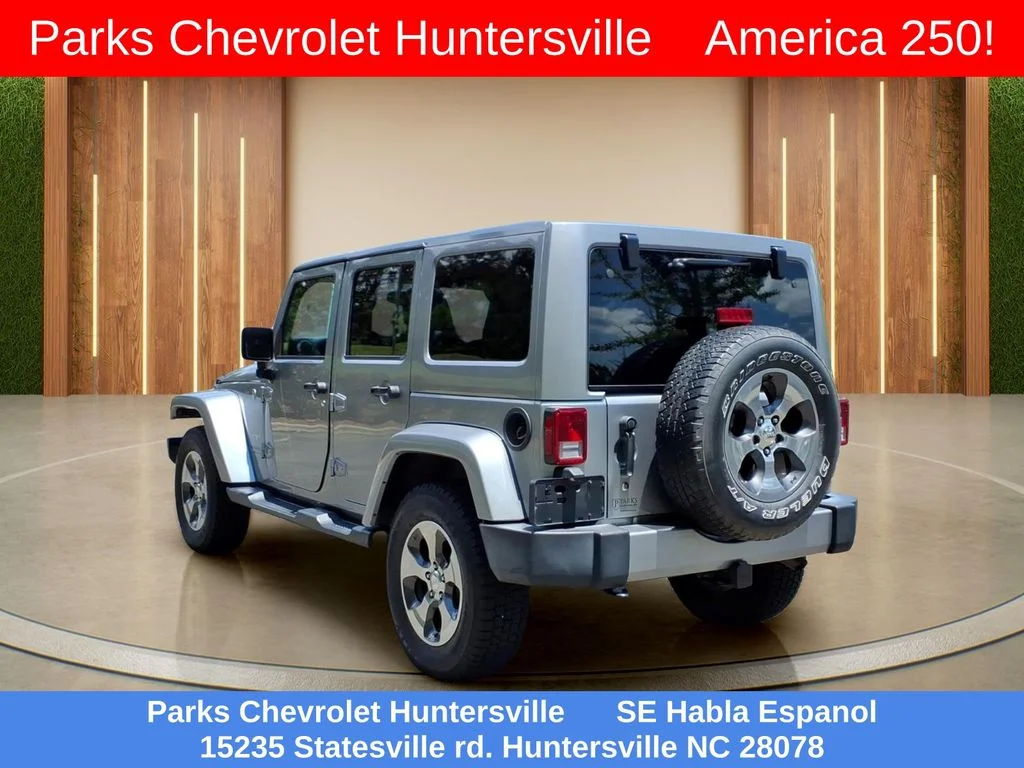 Certified Used 2017 Silver Jeep Unlimited Sahara image 29