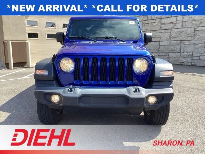 Used 2020 Blue Jeep Unlimited Sport S image 2