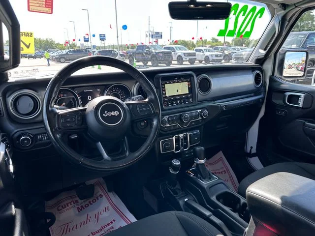 Certified Used 2022 White Jeep Unlimited Sport S image 10
