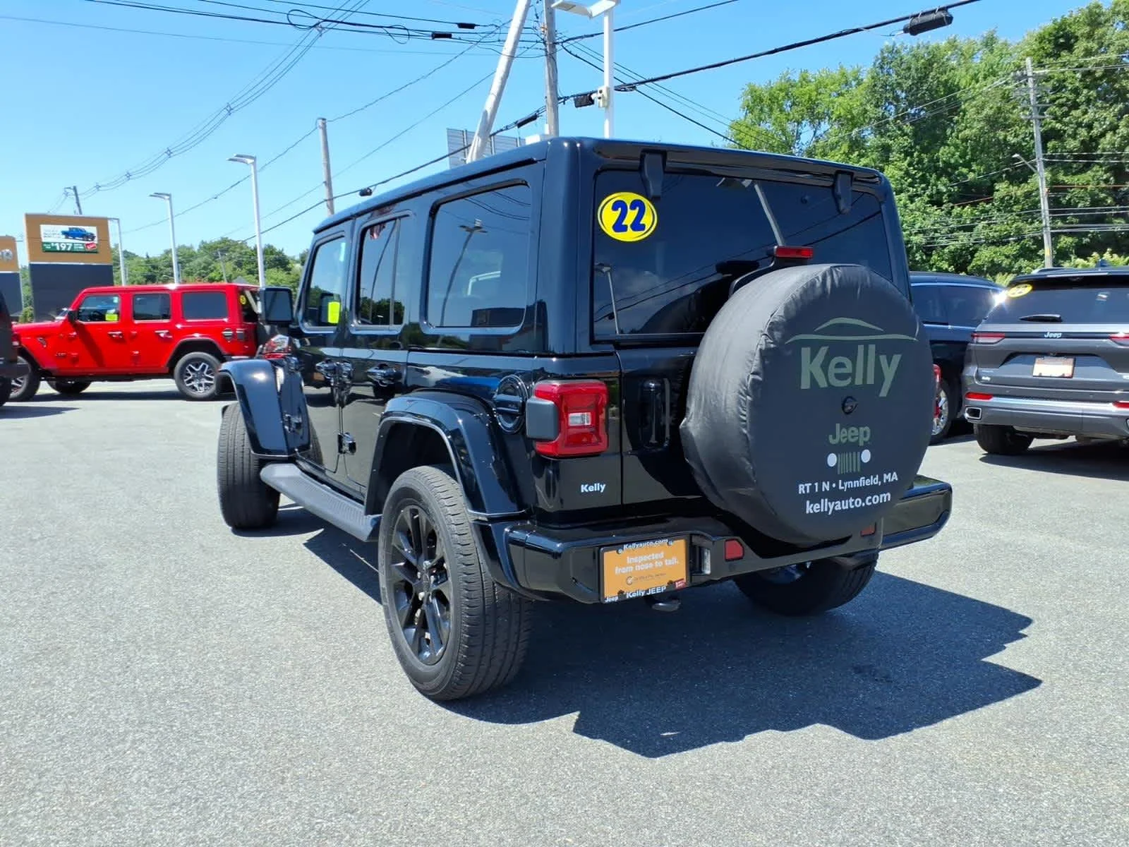 Certified Used 2022 Black Clearcoat Jeep Unlimited High Altitude image 11