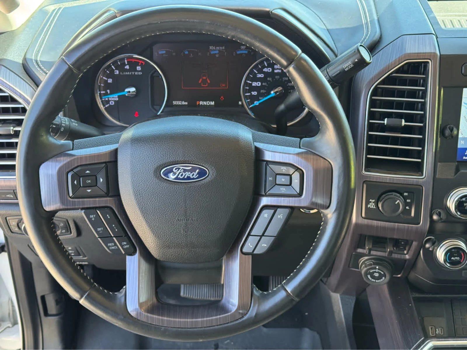 Used 2021 Star White Metallic Tri-Coat Ford Limited image 21