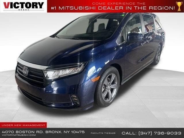 Used 2021 Blue Honda EX image 1
