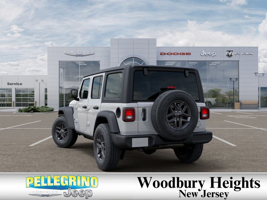 New 2026 Bright White Clear-Coat Exterior Paint Jeep Sport S image 3
