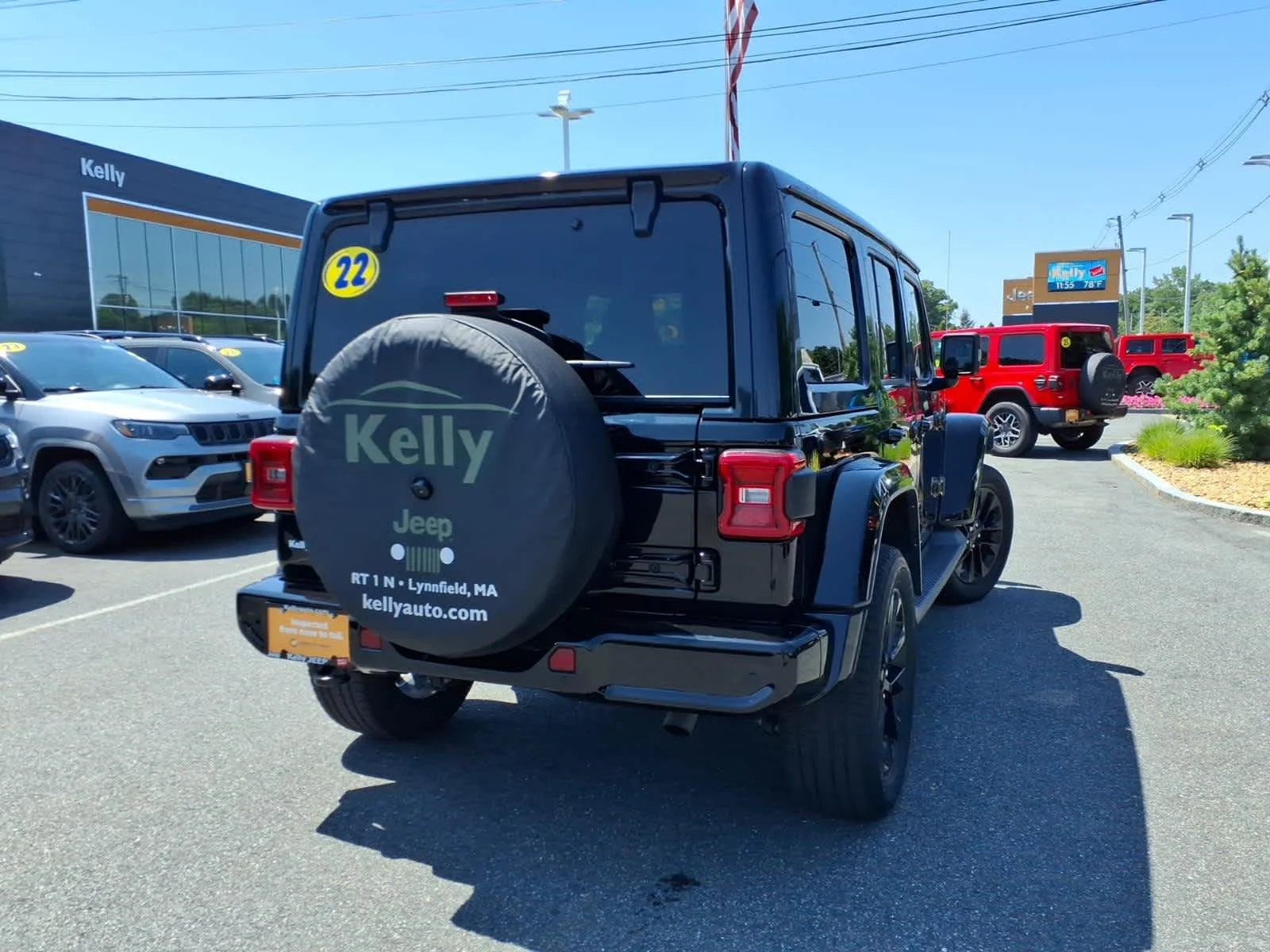 Certified Used 2022 Black Clearcoat Jeep Unlimited High Altitude image 8