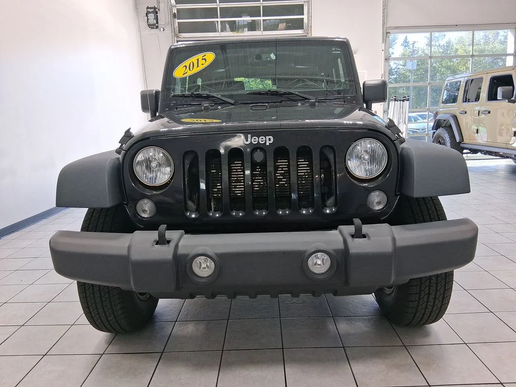 Used 2015 Jeep Wrangler Sport with VIN 1C4AJWAGXFL658643 for sale in Cuyahoga Falls, OH