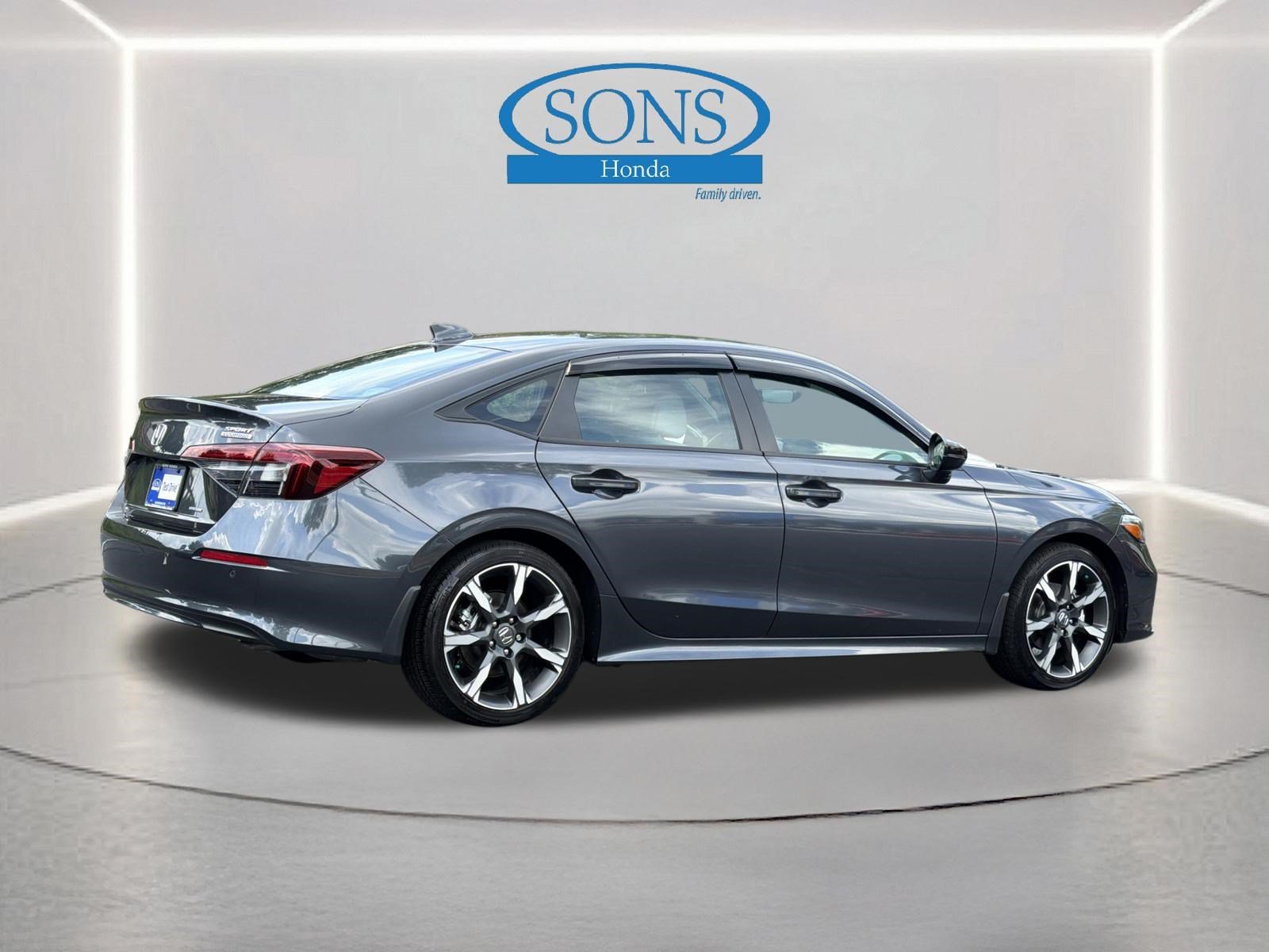 Certified Used 2025 Meteorite Gray Metallic Honda 4D HYBRID SPORT TOURING image 61