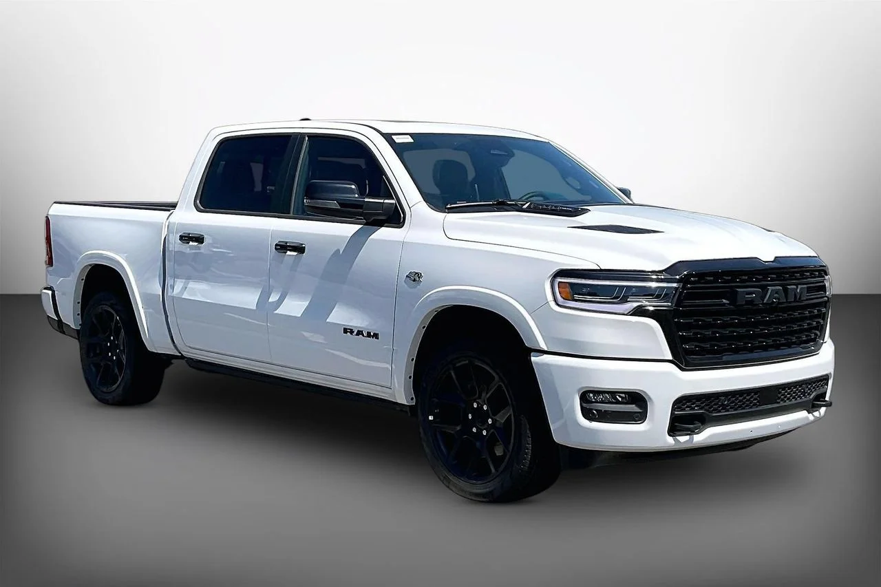 New 2026 Bright White Clearcoat RAM Limited image 1