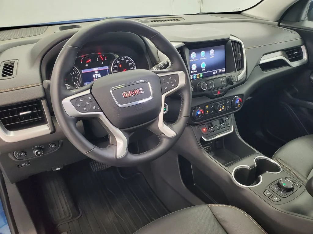 Used 2020 BLUE EMERALD METALLIC GMC SLT image 7