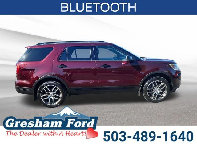 Used 2018 Burgundy Ford Sport image 7