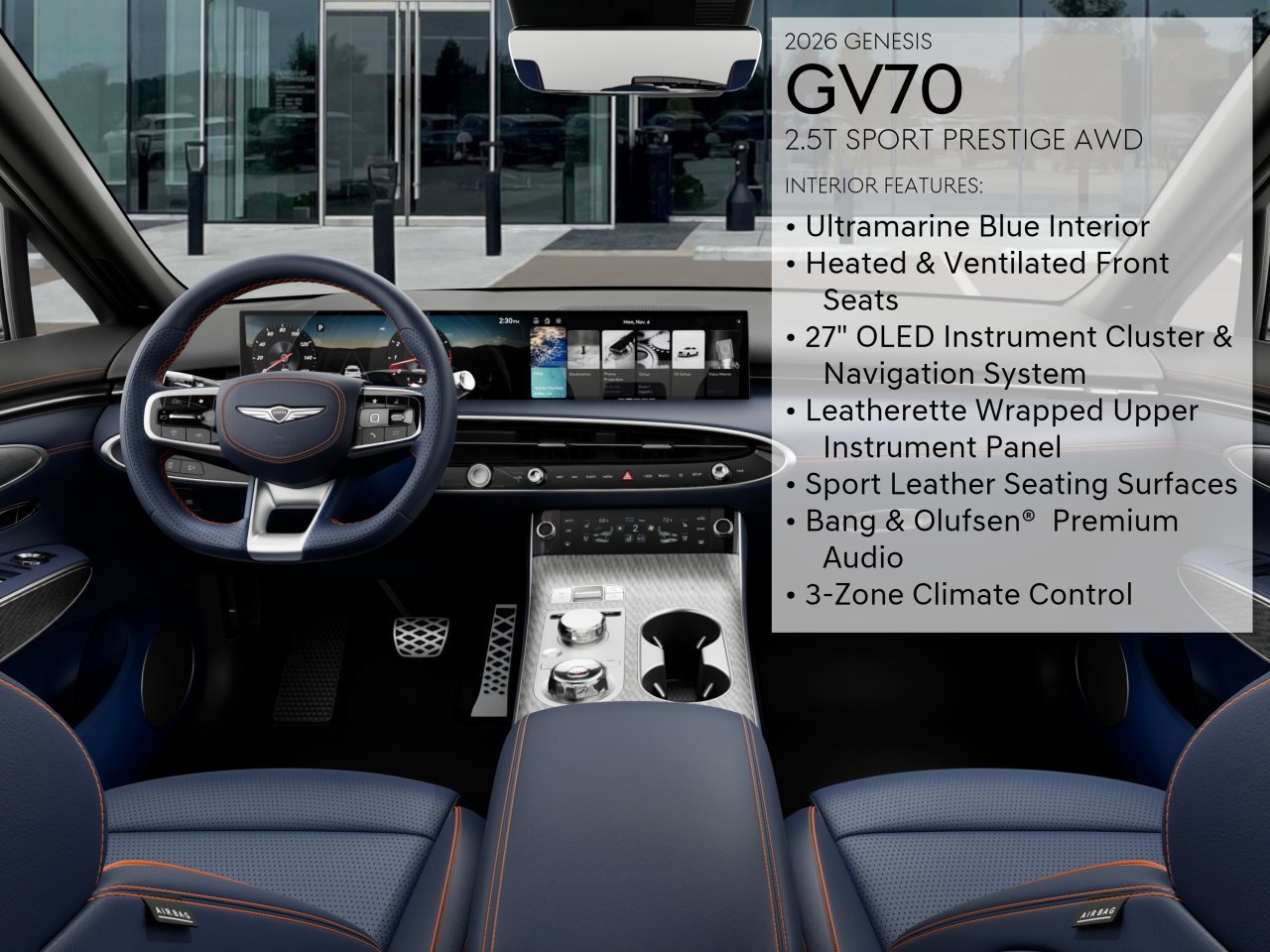 New 2026 White Genesis 2.5T SPORT PRESTIGE image 17