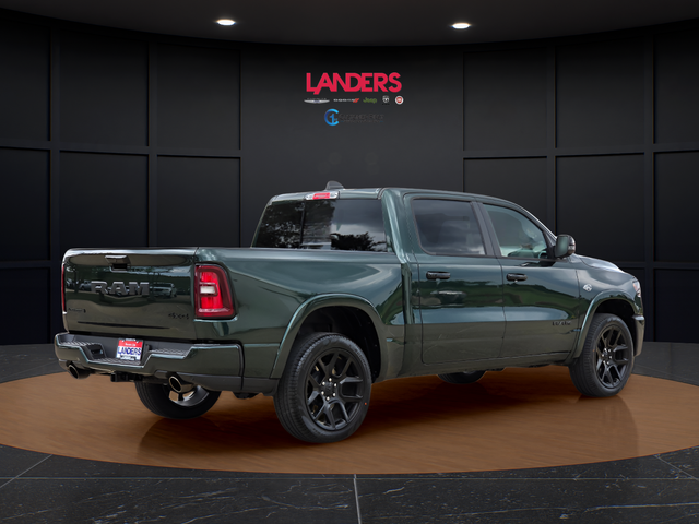 New 2026 Serrano-Green Metallic Exterior Paint RAM Laramie image 3