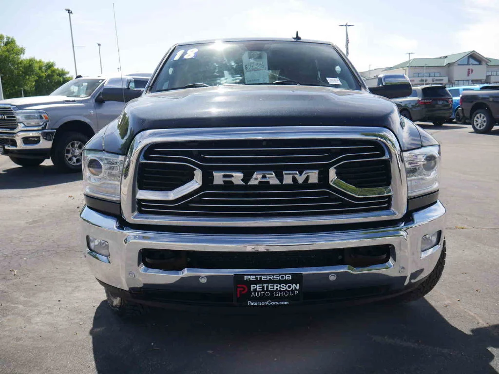 Used 2018 Gray Ram Laramie Longhorn image 2