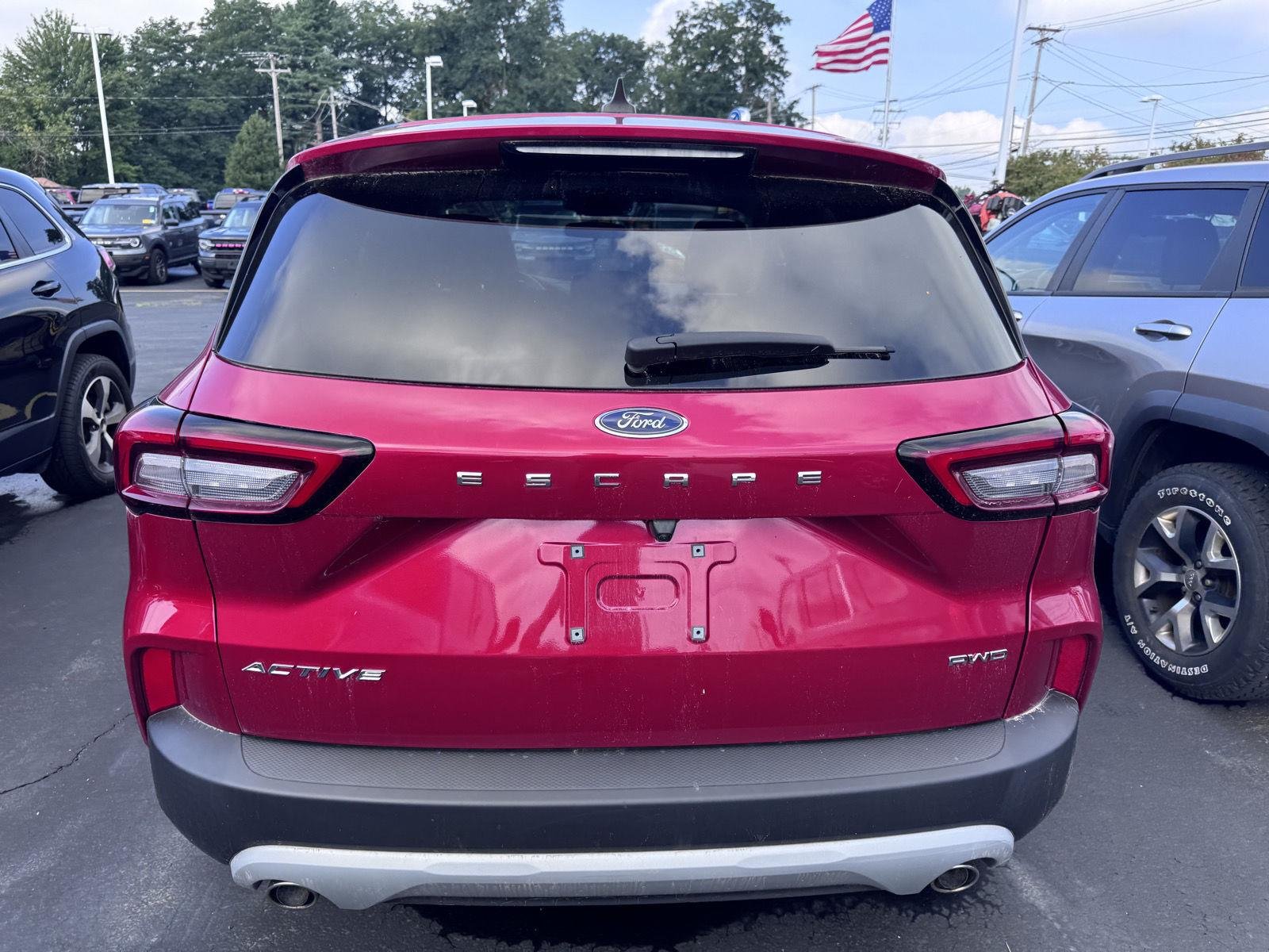 Used 2023 Rapid Red Metallic Tinted Clearcoat Ford Active image 5