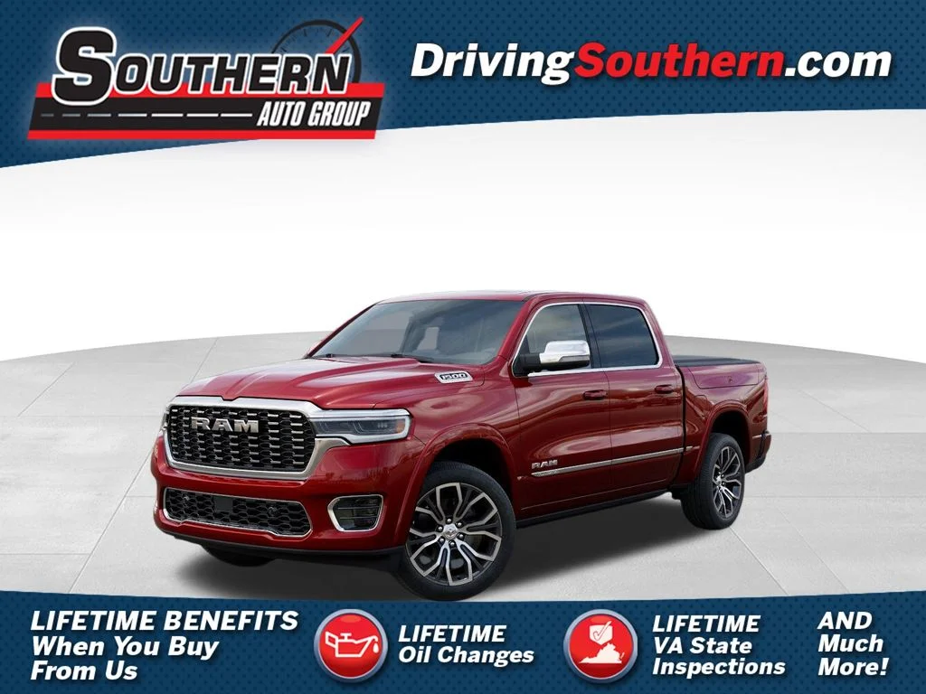New 2026 Molten Red Pearl-Coat Exterior Paint RAM Tungsten image 1