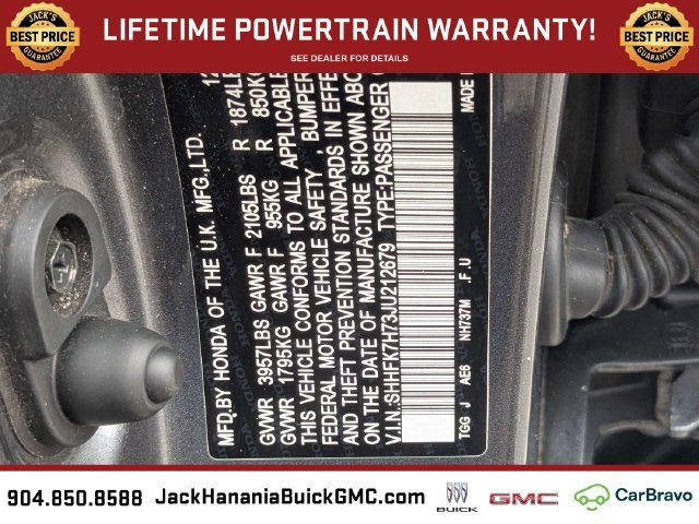 Used 2018 Gray Honda EX-L image 20