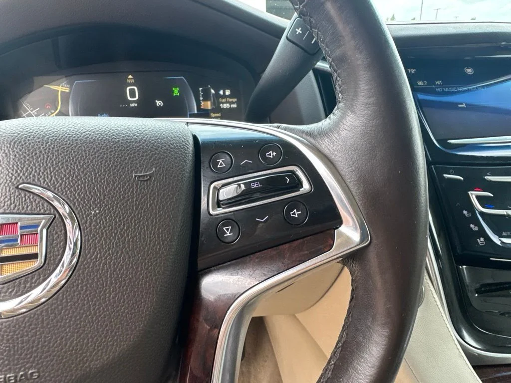 Used 2015 White Diamond Clearcoat Cadillac Luxury image 15