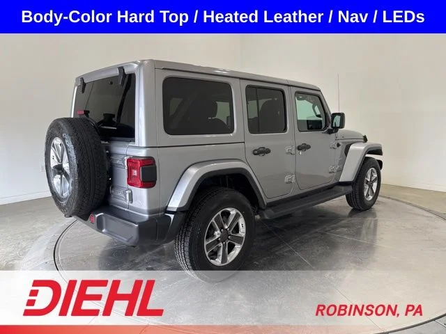 Used 2020 Silver Jeep Unlimited Sahara image 5