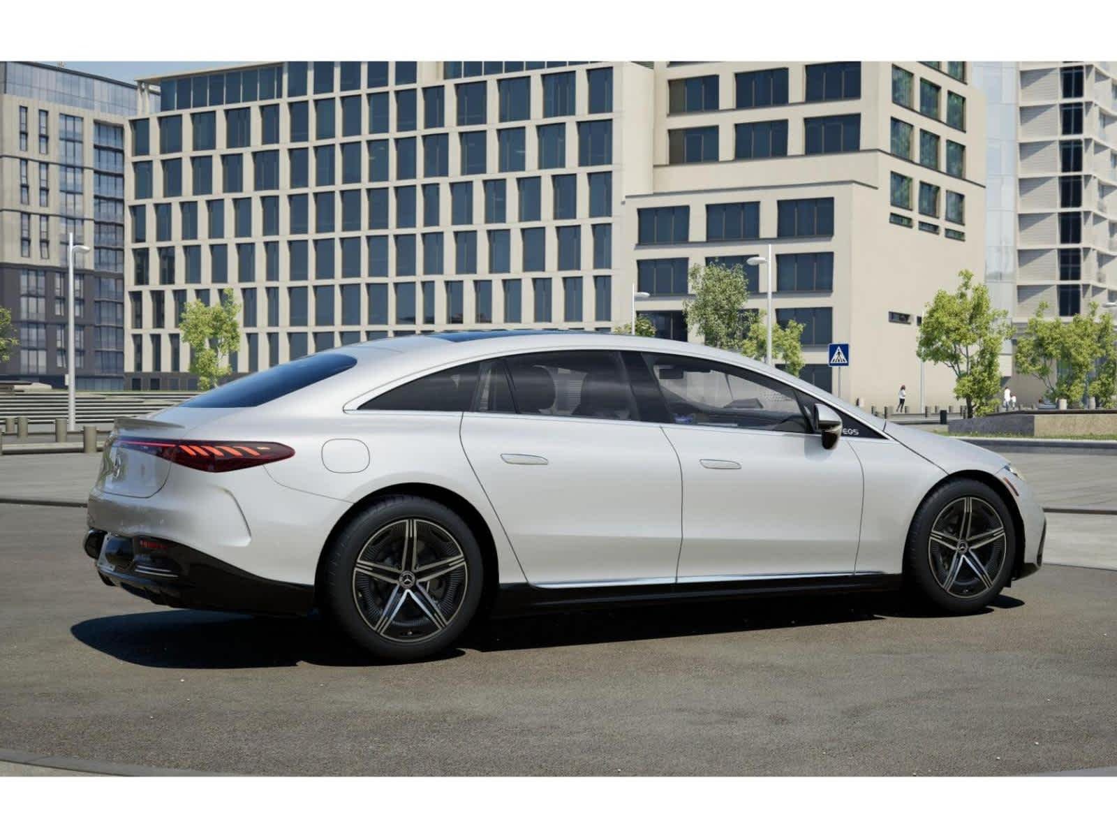 New 2026 MANUFAKTUR Moonlight White Metallic Mercedes-Benz EQS 450+ image 17