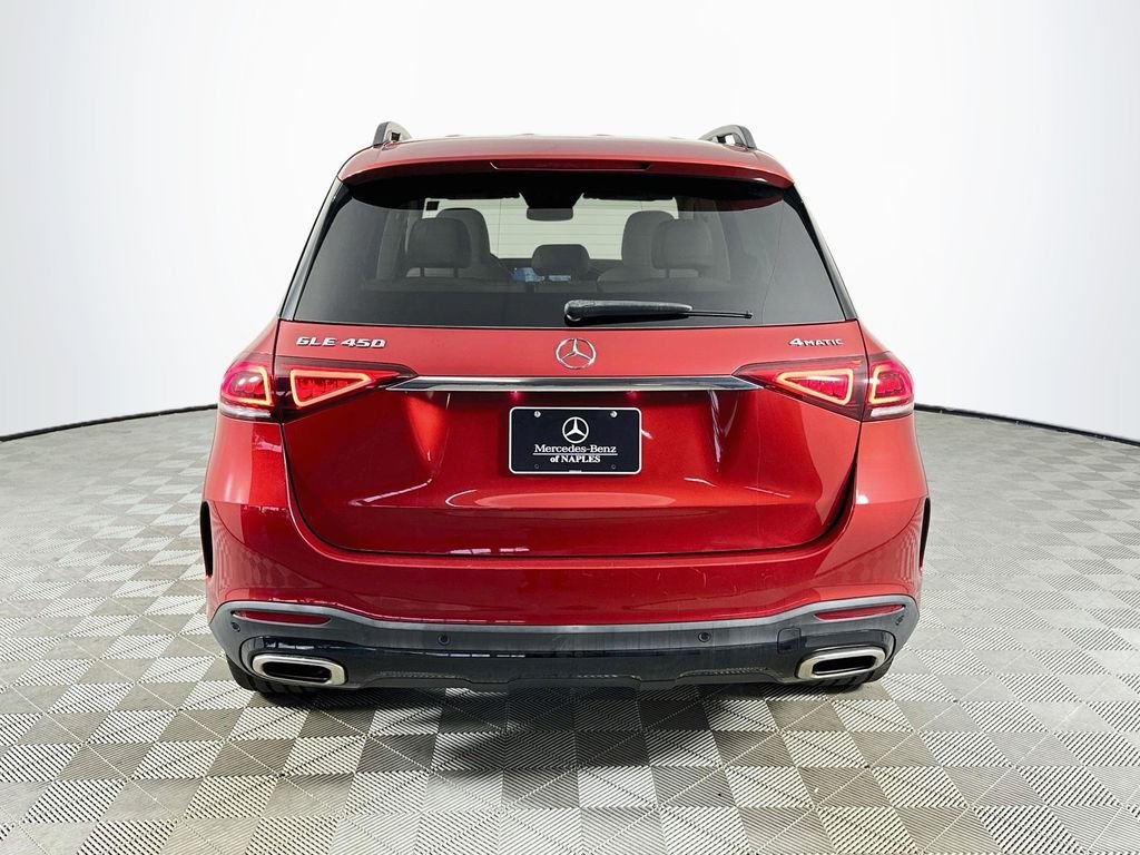 Certified Used 2022 Red Mercedes-Benz GLE 450 image 6