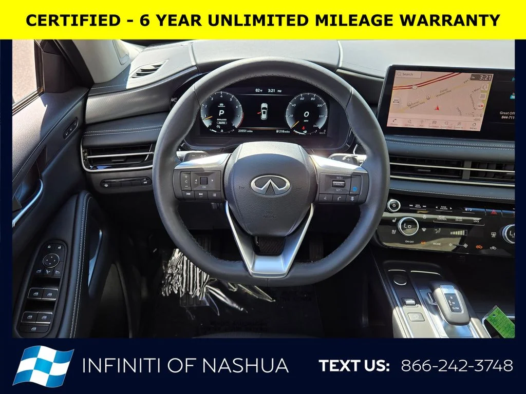 Certified Used 2023 Black INFINITI LUXE image 12