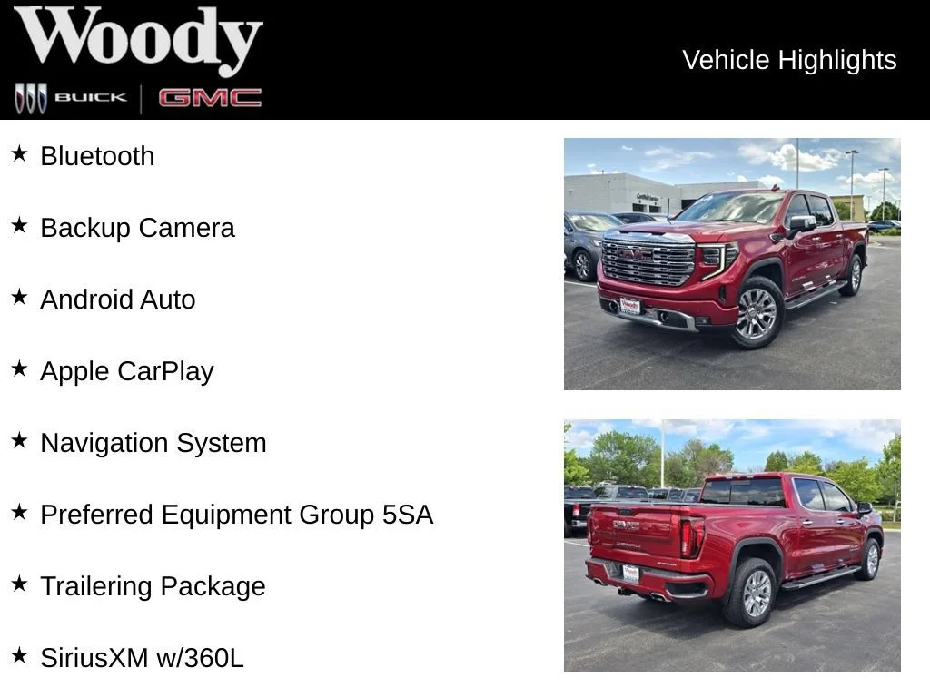 Certified Used 2024 Volcanic Red Tintcoat GMC Denali image 3
