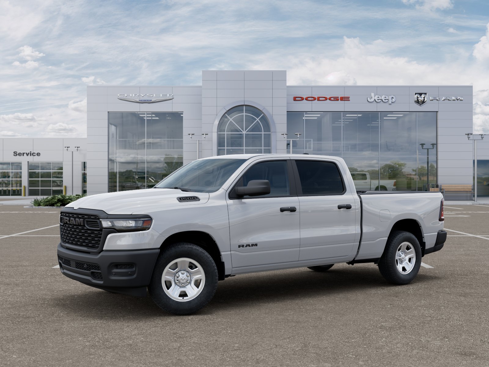 New 2026 Bright White Clear-Coat Exterior Paint RAM Tradesman image 41