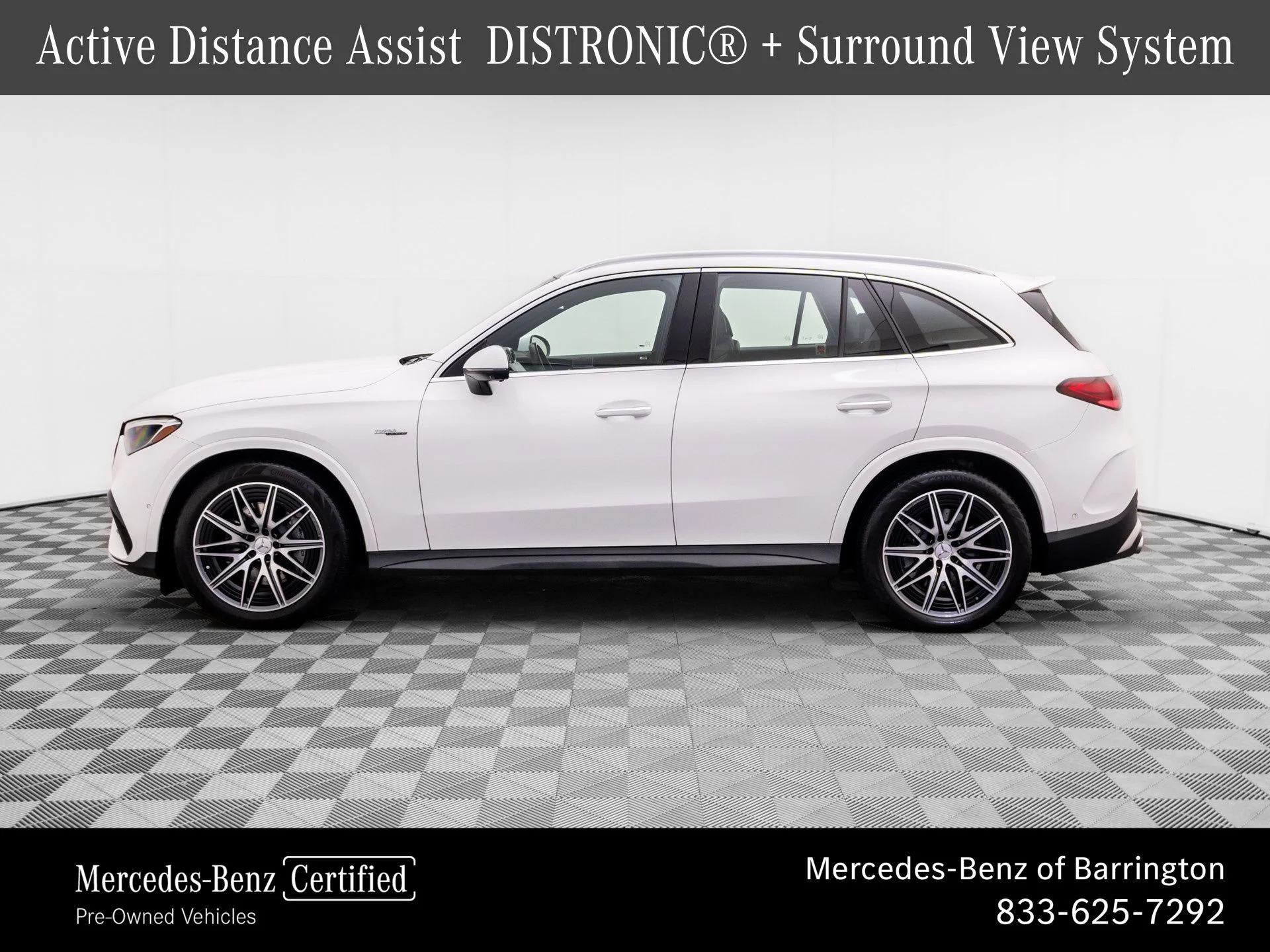 Certified Used 2024 White Mercedes-Benz GLC 43 AMG® image 2